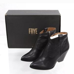 NIB Women's Frye Reina Bootie Black Leather, 8M